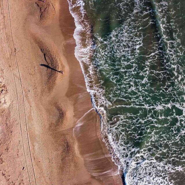 La plage de la Tamarissière